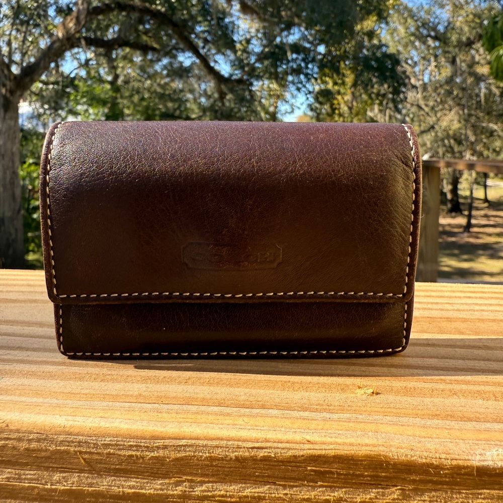 Coach leather wallet